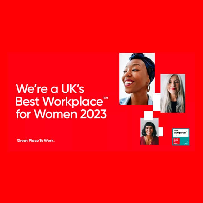 SSCL officially named one of the UK’s Best Workplaces™  For Women 2023!