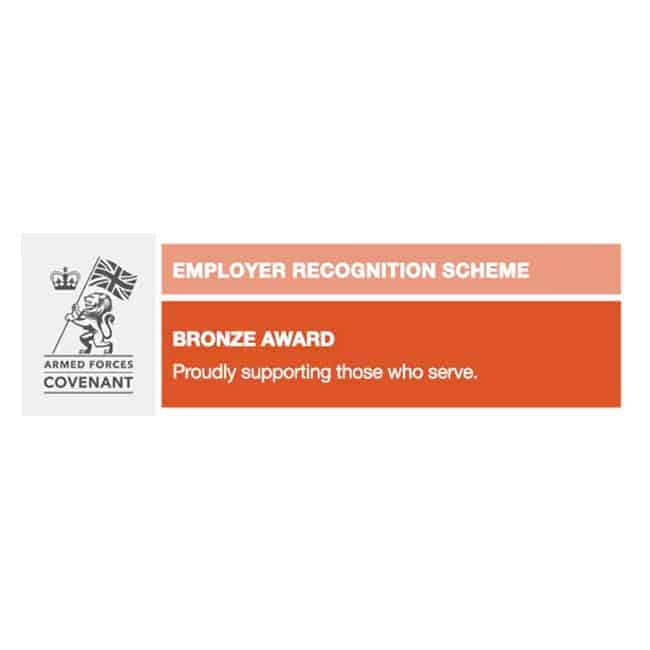 SSCL Defence delighted to receive bronze award from the Defence Employer Recognition Scheme (ERS)