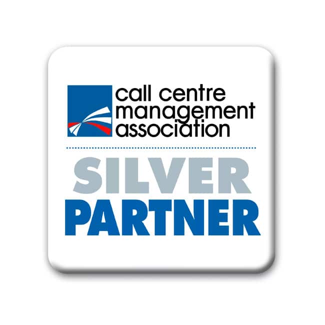 call centre management association logo with Silver Partner