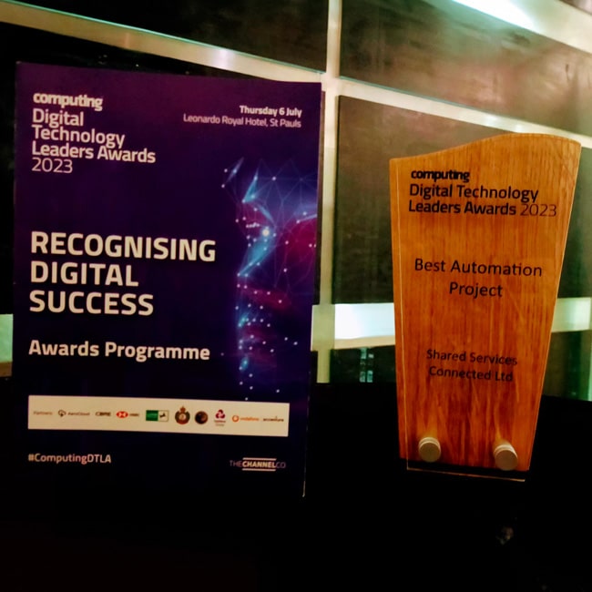 SSCL proud winners at Computing’s Digital Technology Leaders Awards 2023