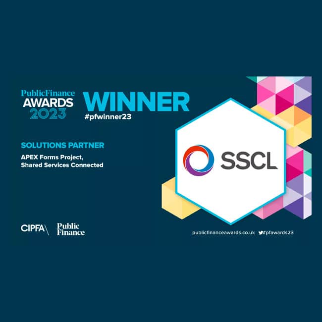 SSCL proudly wins at public finance awards 2023