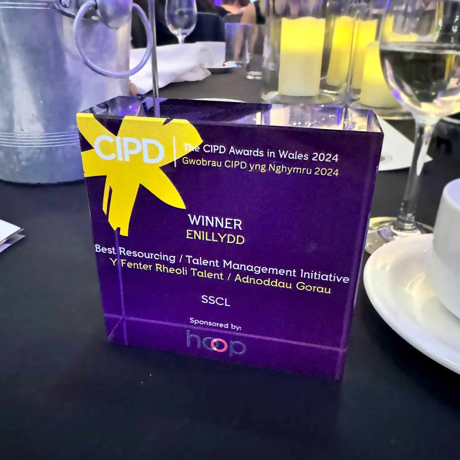 SSCL and the UK Home Office win Best Resourcing Initiative at CIPD Wales Awards 2024.