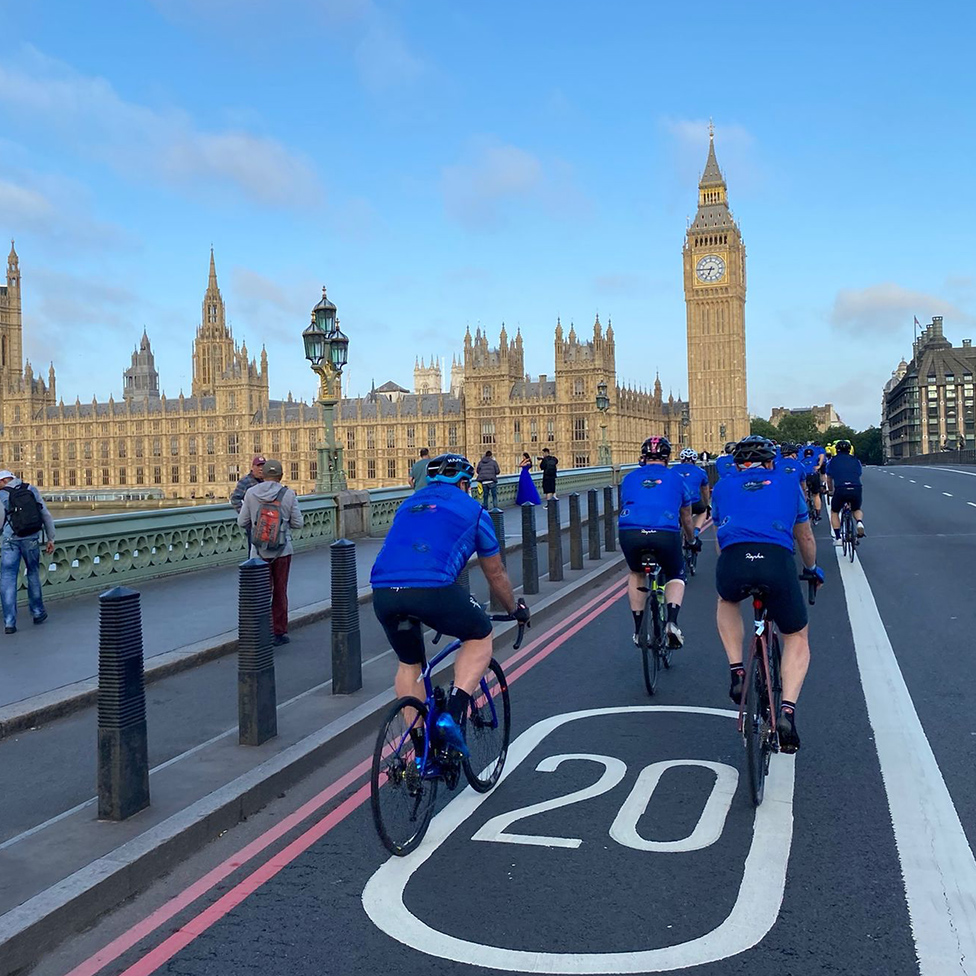 SSCL cycles for UK Policy Unity Tour.